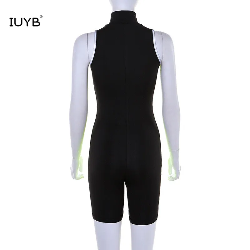 IUYB JY00137 пляжный стиль повседневные Костюмы сексуальный v-образный вырез стиль Женское боди с вырезами без рукавов тонкий мини-комбинезоны