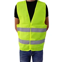 Outdoor Safety High Visibility Reflective Fluorescent Vest Sport Clothing Running Race Vest