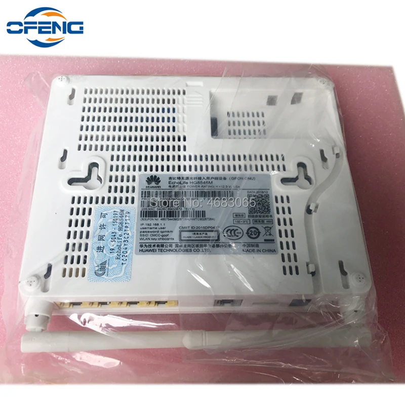 7 шт. б/у Hauwei Gpon WiFi Ont onu 2POTS + 4FE 1USB модем с английским программным обеспечением