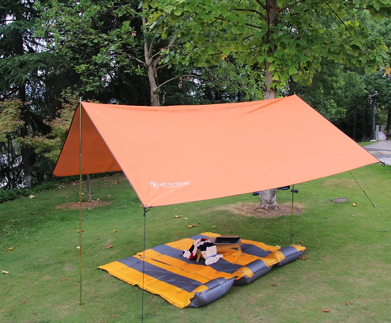 Outdoor 3*3m Canopy Tent Oversized Rain-proof Sunscreen Parking Shed Camping Tent Ultra-light Outdoor Sun Shelter Beach Umbrella