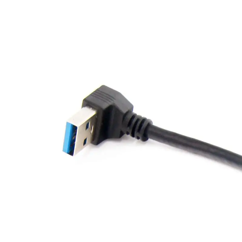 USB 3,0 прямой угол 270 градусов удлинитель адаптер «Папа-мама» шнур, 20 см