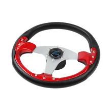 3-спицевое 13,8 дюймов Алюминий лодка рулевого колеса 3/4 дюймов вала w/мягкая полиуретановая пена рукоятка для морская яхта понтонную лодку