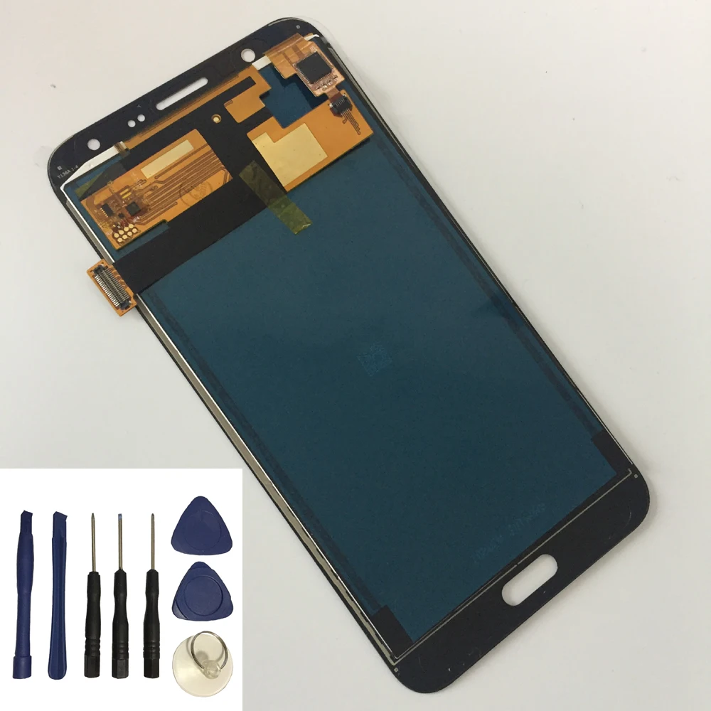 

Can Adjustable brightness For Samsung Galaxy J7 2015 J700 J700F/M/H/DS 20pins Touch Screen + LCD Display Assembly + Free Tools