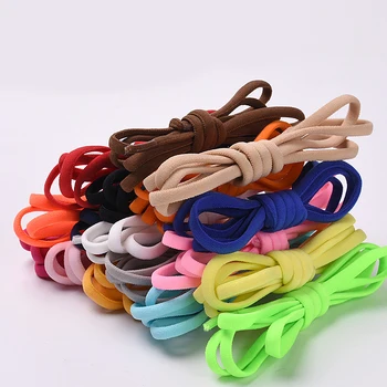 

1Pair Elastic No tie Shoe laces Round Locking Elastic Shoelaces Kids Adult Running Sneakers Shoelace Lazy Laces 2020 new
