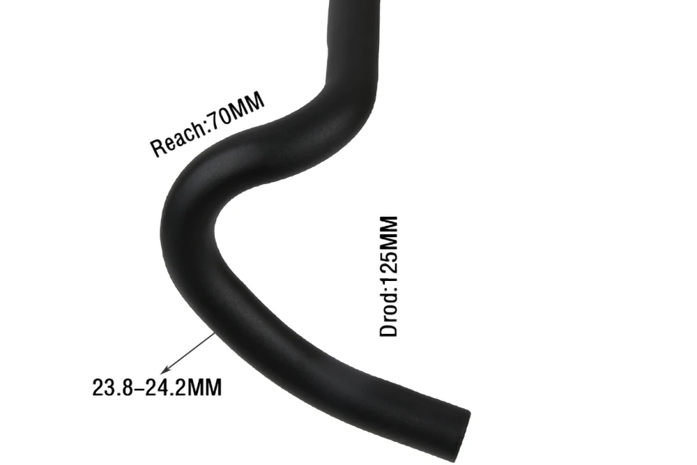UNO HB-FL12 Road Gravel Bicycle Bent Bar Aluminum Alloy Racing Bike Drop Handlebar 31.8*400/420/440/460mm Bicycle Accessories