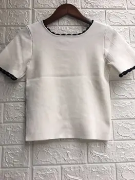 

Women T-shirt Knit Short Sleeve