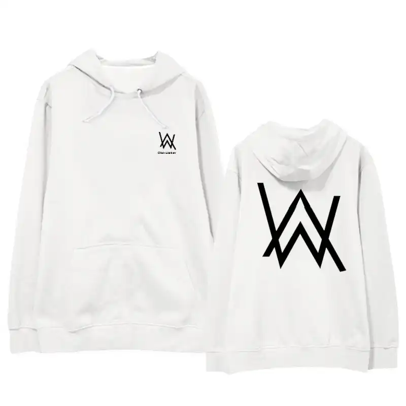 alan walker hoodie white