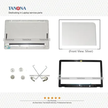 

Orig New L03439-001 AP204000300 for HP 15-bs053od 15-bs033cl 15-bs0xx Top Case LCD Back Cover Rear Lid Silver+Bezel+hinge+screws