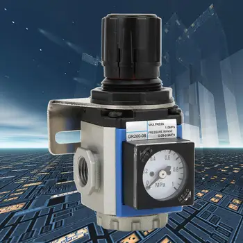 

1 pc Air Source Processor Aluminum Alloy Shell G-Series Treatment Unit GR200-06/08 0~0.8Mpa high quality