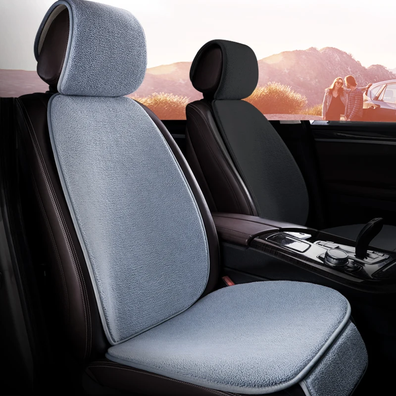 

Warm Car Seat Covers Set Universal Fit Most Cars Seat Cushion Breathable Plush Car Seat Protector Car Styling Cushion Covers