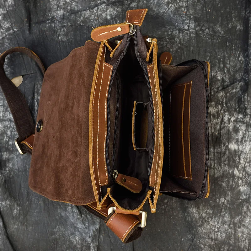 Leather Shoulder Bag Lorne Brown
