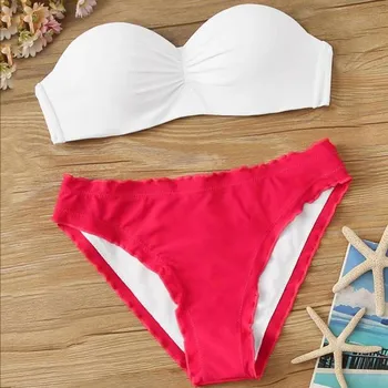 

bikini 2020 push up 2 piece swimsuit Women Swimwear Beachwear Pink Bikinis Bathing Suit female maillot de bain femme