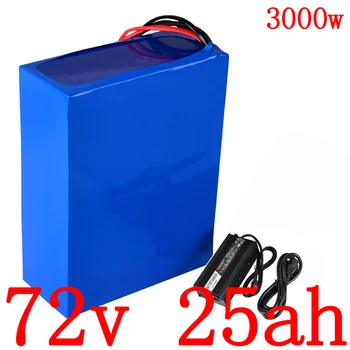 شراء72V 2000W 3000W بطارية سكوتر كهربائي 72V 25AH الكهربائية دراجة بطارية 72V ليثيوم أيون سكوتر بطارية 72V 25AH بطارية ليثيوم