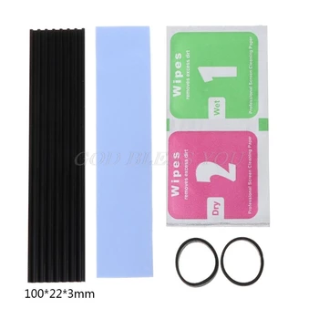 

1Set Heatsink Heat Dissipation Radiator M.2 NGFF Cooling Heat Sink Heat Thermal Pads for M.2 NGFF 22110 PCI-E NVME SSD