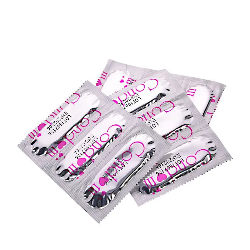 3PCS/lot Natural Latex Condoms Large Oil Penis Smooth Lubricated Extender Condom for Men Safer Contraception Sex Toys AC 1