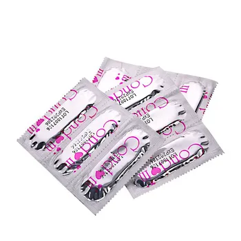 3PCS/lot Natural Latex Condoms Large Oil Penis Smooth Lubricated Extender Condom for Men Safer Contraception Sex Toys AC 1