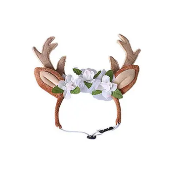 

Cute Pet Supplies Christmas Pet Reindeer Headband Hair Band