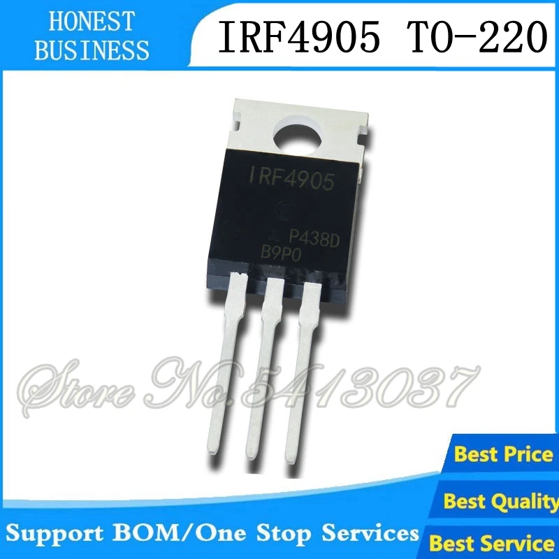 10 шт./лот IRF4905 IRF4905PBF TO-220 Power MOSFET | Электроника