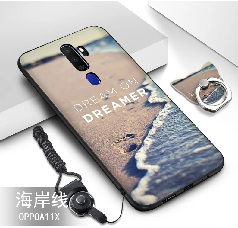 Для oppo a9 чехол силиконовый 3D рельефный Рисунок мультфильм мягкий, роскошный, из ТПУ чехол для телефона для oppo a5 чехол fundas