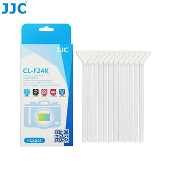

JJC 12pcs 24mm Camera Full Frame Sensor Cleaner CCD CMOS Cleaning Tool Clean Swab Kit for Sony A9II A7R IV A7R4 Nikon D780 D6 Z7