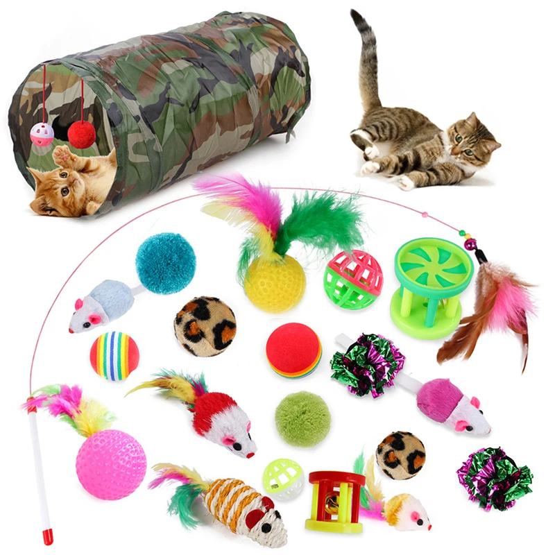 New Pets Cat Toys Mouse Shape Balls Shapes Kitten Love New Pet Toy Cat Channel Funny Cat Stick Mouse Interactive Play Supplies 