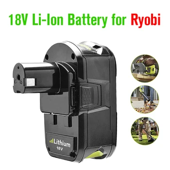 

6000mAh 18V Rechargeable Battery for Ryobi RB18L40 RB18L50 ONE Plus P102 P103 P105 P107 P108 P109 Power Tool Drill Batteries