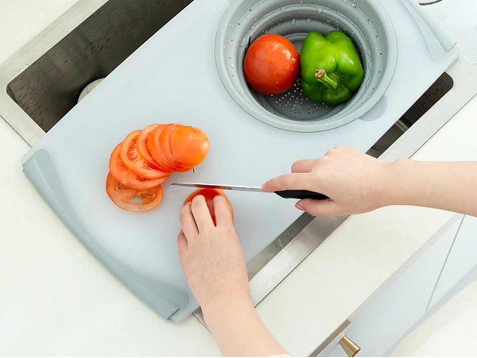 Складная разделочная доска кухонные измельчители силиконовый инструмент разделочные доски классификация моющаяся разделочная доска
