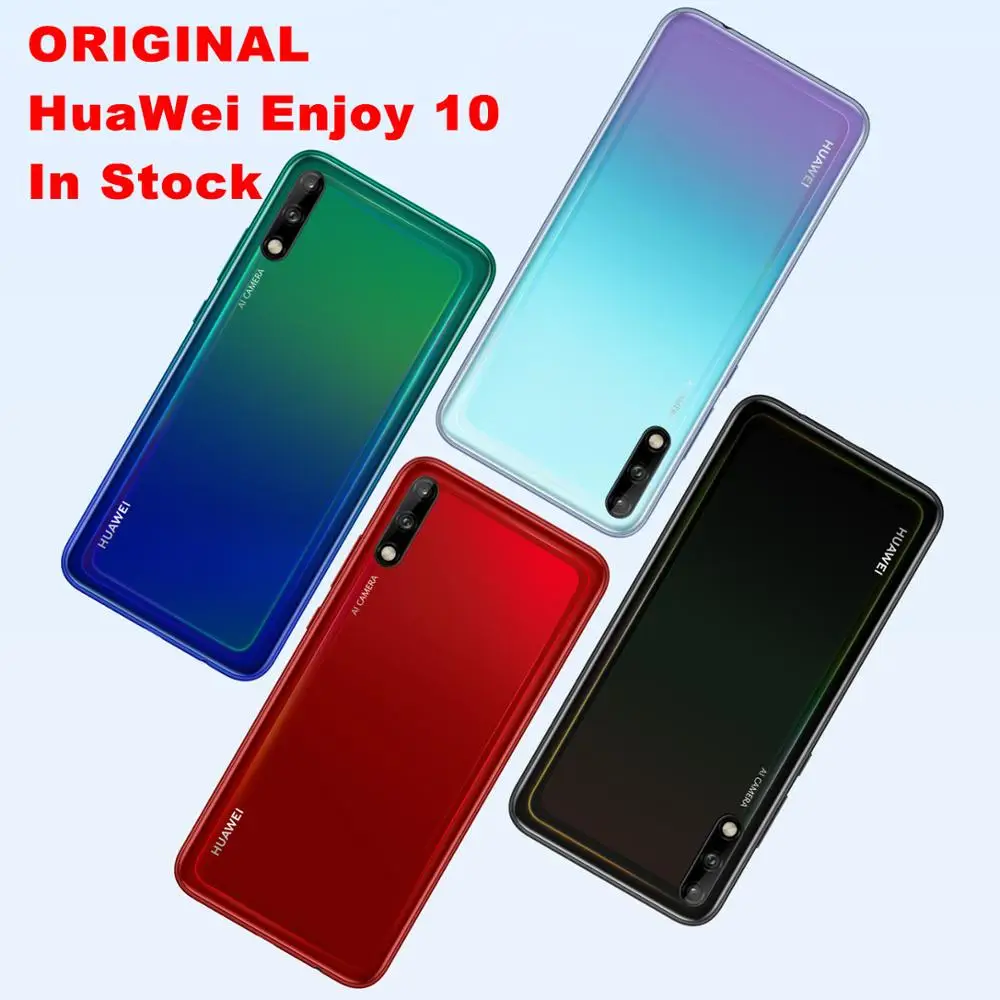 Мобильный телефон HuaWei Enjoy 10, 4G LTE, Android 9,0, четыре ядра, Kirin710F, 6,39 дюймов, 1560x720, 6 ГБ Ram, 128 ГБ Rom, МП, распознавание лица