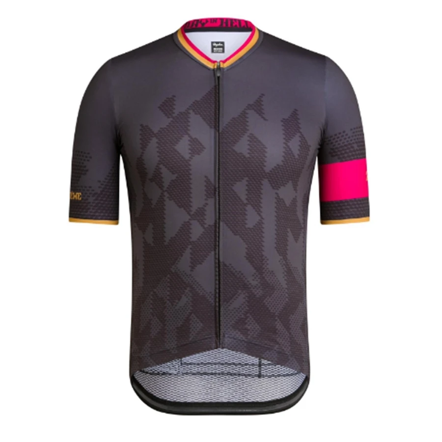 Оранжевый Raphaing RCC pro Новая летняя одежда для мужчин MTB дышащий Велоспорт ciclismo велосипед Джерси MTB Майо дорожный велосипед Колготки - Цвет: Оранжевый