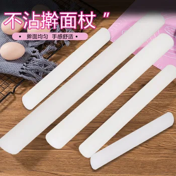 Plastic White Pp Rolling Pin Silicone Dumpling Wrapper Rolling Pin
Non-stick Fondant Rolling Pin Kitchen Bakery Rolling Pin