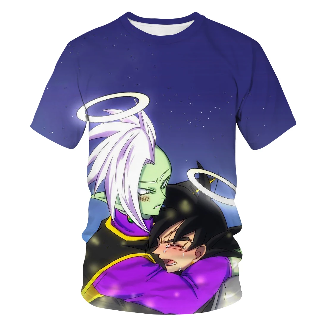 

Interesting new dragon ball Z goku Japanese 3D men's T-shirt, anime summer colorful T-shirt round neck T-shirt dragon ball T-shi