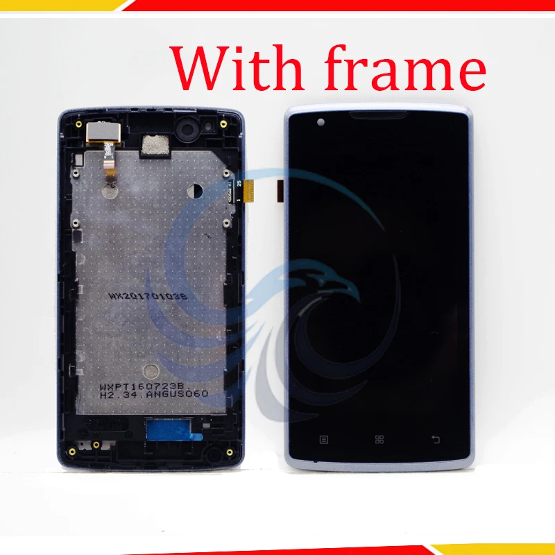 

Tested LCD Display Screen For Lenovo A1000 LCD Display Touch Screen Complete assembly With Frame