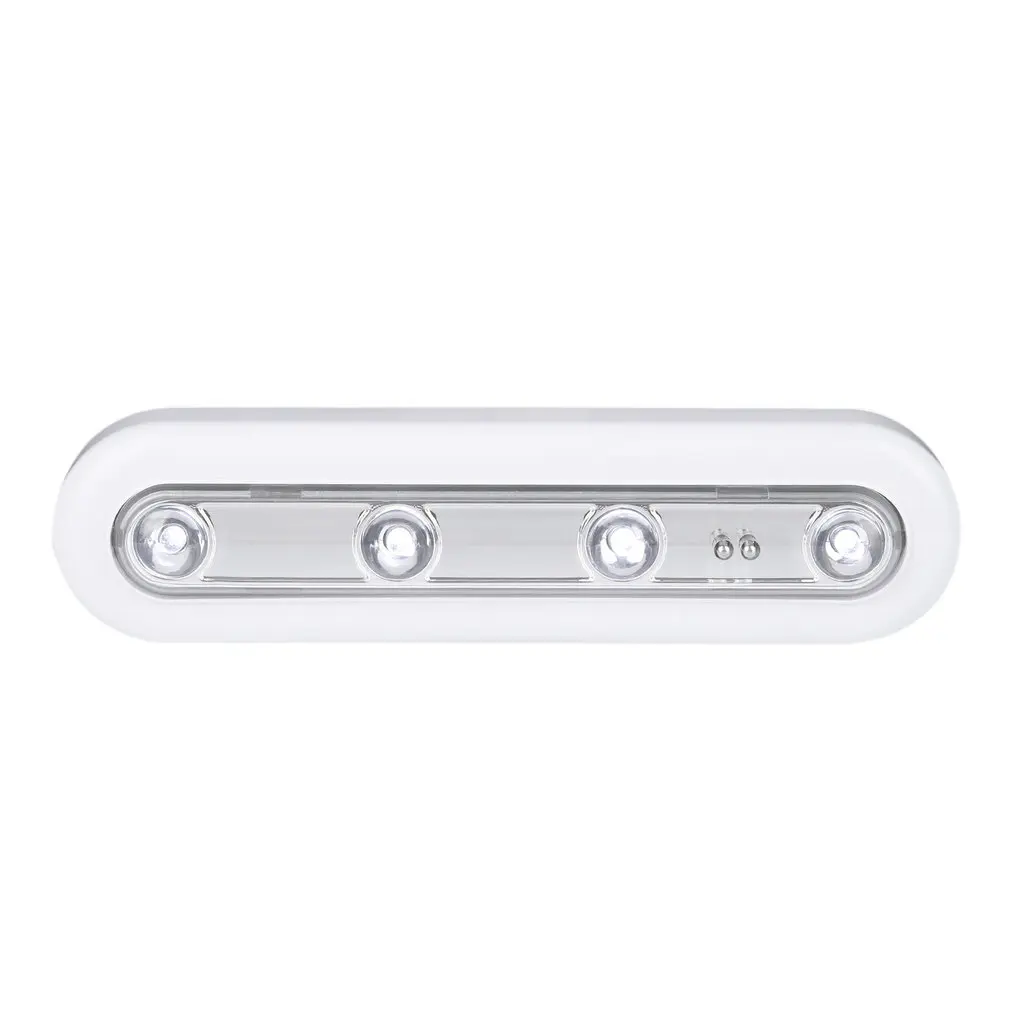 

Practical Energy-saving LED Light Lamp With 4 super-high LED bulbs Battery Powered LED Touch Tap Night Light for Home Office