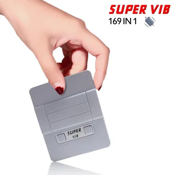 

SUPER VIB-TV Vibrating Handle Games Console SNES TV Game Machine Vibrating Game Home Game Machine Game Console With 169 games