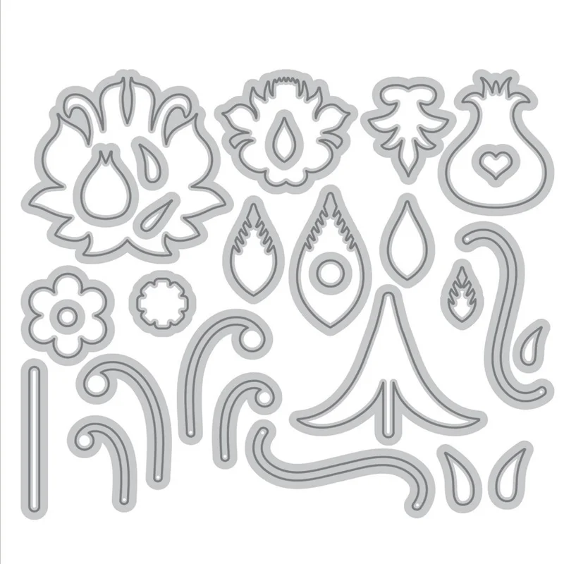 

2019 DIY New Layer Metal Cutting Dies and Scrapbooking For Paper Making Flower Polish Papercuts 3D Die Embossing Frame Card Dies
