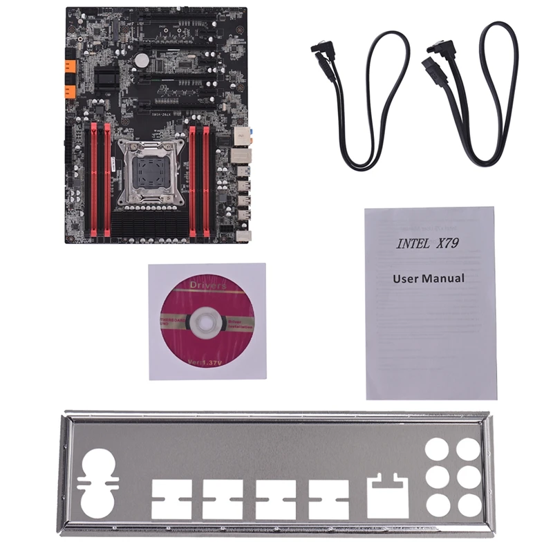 Настольная материнская плата X79Z-V161 EATX ECC LGA2011 SATA 3 0 USB портами DDR3 128 ГБ памяти