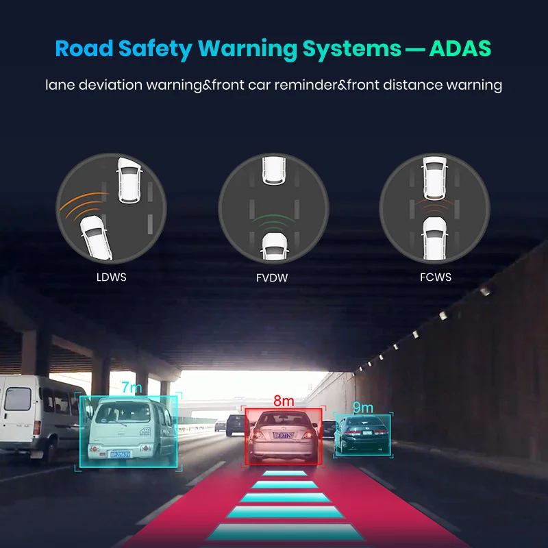 Автомобильный видеорегистратор OLOPKY регистратор с 4G ADAS Android 8 1 Wi Fi 2 + 32 ГБ FHD 1080P
