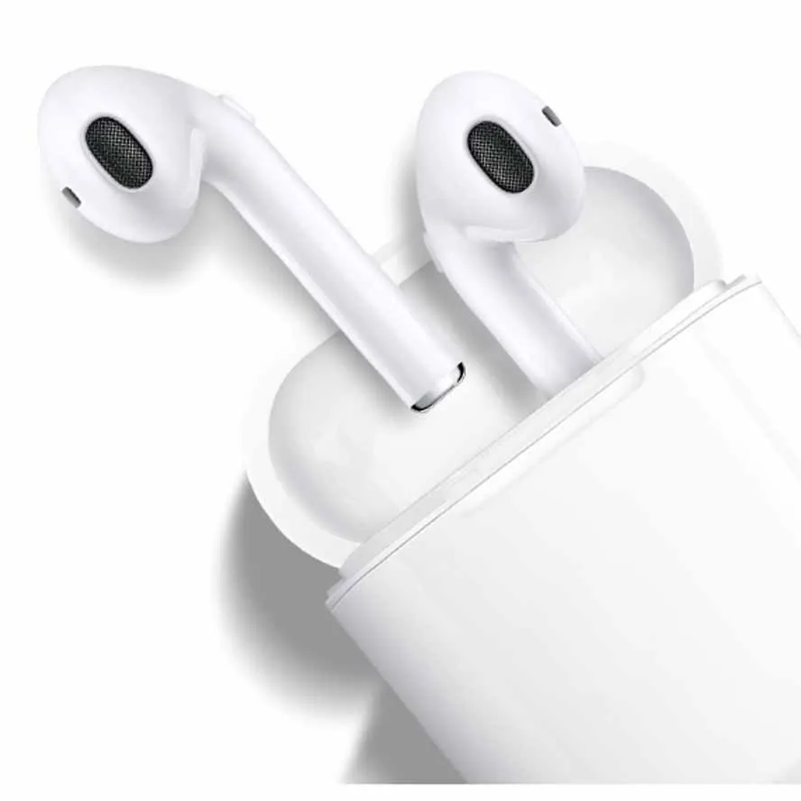 

Bluetooth 5.0 earphone stereo wireless music sports headset smart mini design TWS voice-control hands-free NFC function