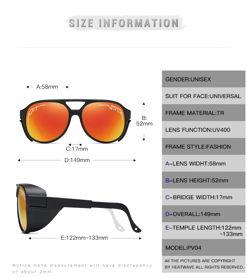 Sunglasses polarized LINK oversized sunglasses