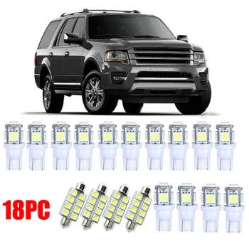 

New Arrival High Quality 18PC White LED Interior Light Bulb Package Kit MN For Ford Expedition 2003-2014