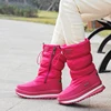 Children boots 2022 winter shoes girls snow boots boys winter boots waterproof non-slip warm fur kids boots  for -40 degrees ► Photo 2/6