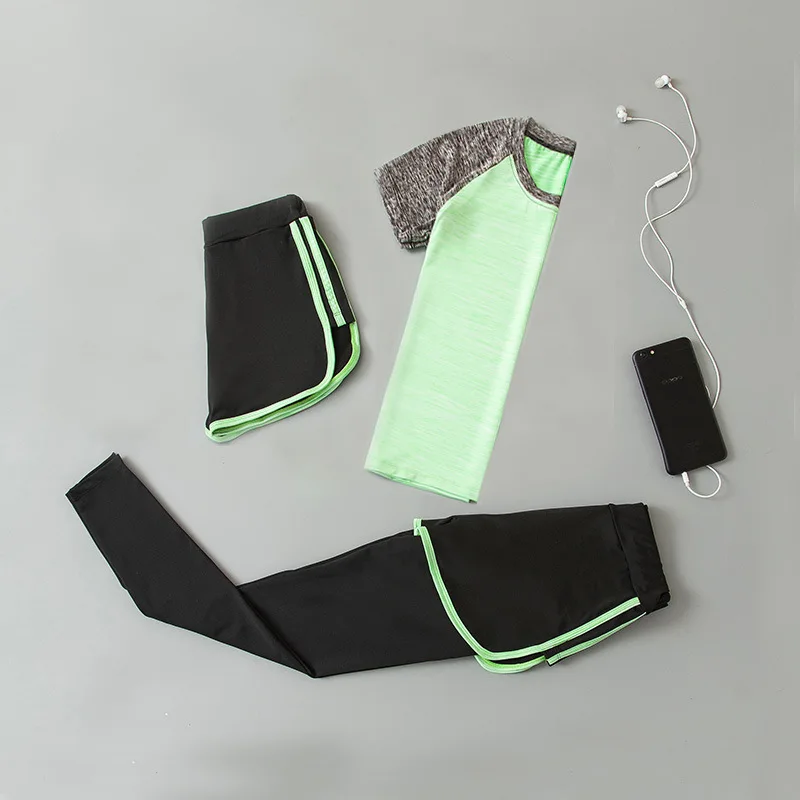 

Yoga Clothes Girls Form Children Fitness Summer Short Sleeve Dance Quick Drying Clothes Less Sports Gymnastic Spring And Summer