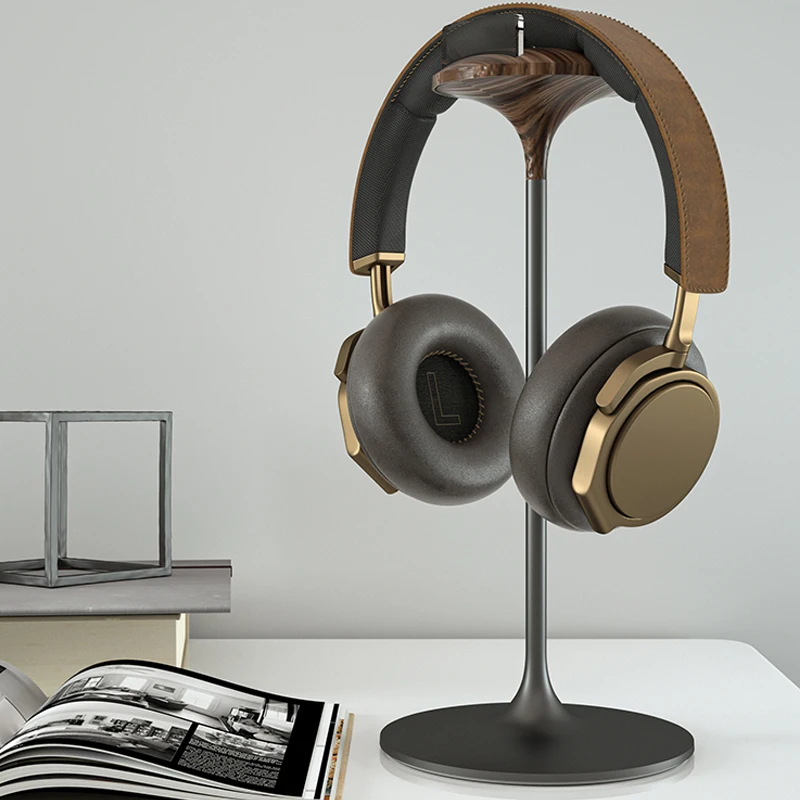 Suporte de Fone de Ouvido de Alumínio Fone de Ouvido Suporte para Airpods Bose para Sony Nogueira Faia Natureza Madeira Batidas Máximas Audio-technica Akg - & - Image 3