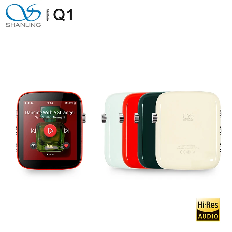 Shanling Q1 ES9218P DAC/AMP Two-way Bluetooth Portable HiFi Audio Music Player MP3 support DSD128 PCM32bit/384kHz LDAC/aptX