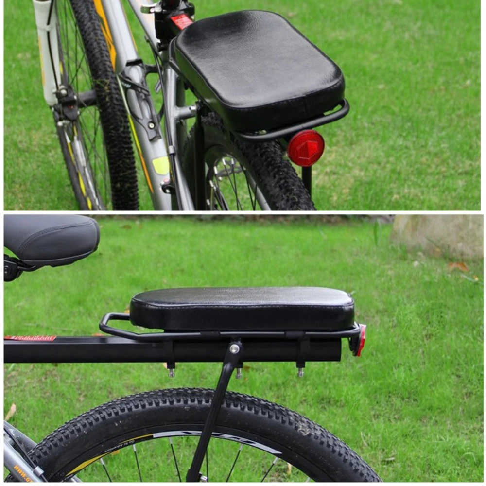 Заднее сиденье для велосипеда, сиденье для горного велосипеда, подушка для переноски, мягкое толстое сиденье для седла, задняя стойка для езды на велосипеде, принадлежности для оборудования