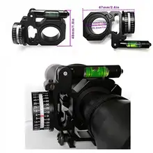 Угол обзора уровень индикатора для зрения 25,4 мм 30 мм трубка левая БОКОВАЯ установка аксессуары для охоты и спорта