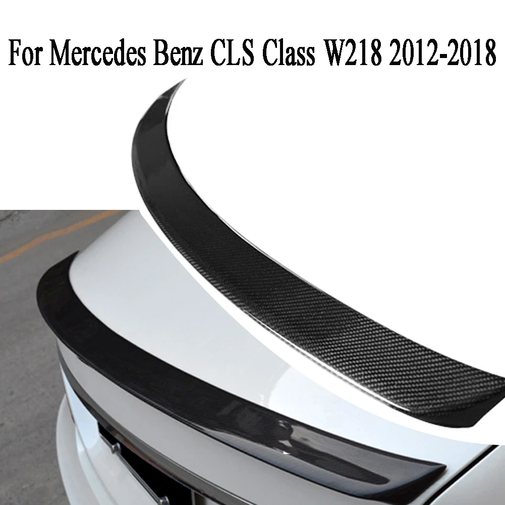 Задний спойлер на багажник из углеродного волокна для Mercedes Benz CLS Class W218 2012- AMG style