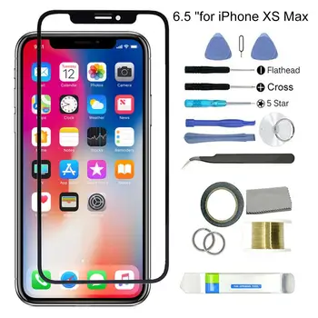 

Yuanlin Phone Outer Front Glass Screen Panel Tool Kits Replacement for iPhone XS Max Durable Phone Accessories замена стекла 수리킷