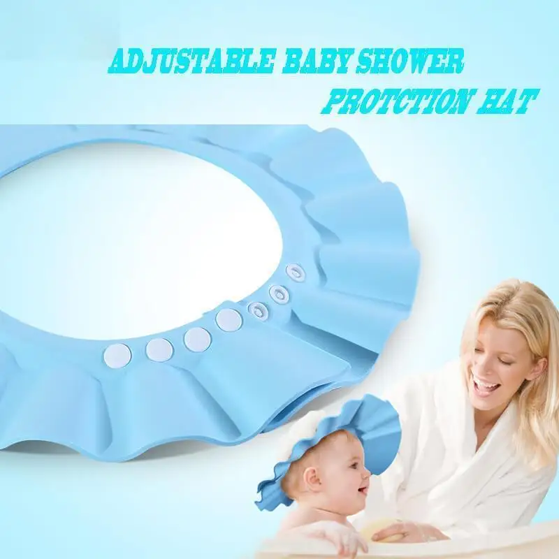 Регулируемый Детский Душ головной убор для защиты Baby Shower Кепки s шампунь при