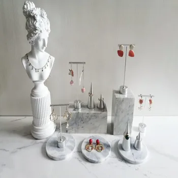 

4style Earring shelf display frame female mannequin jewelry storage wedding photography ornaments display props 1pc D210